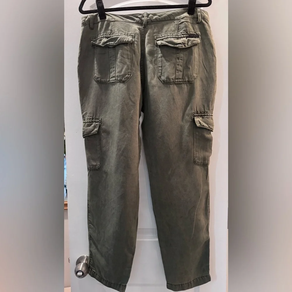 Sanctuary Cargo Wide Leg Standard Rise Utility Pants - Picture 8 of 9